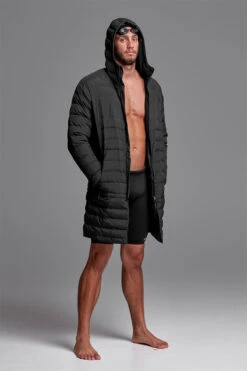 Funky Trunks - Still Black - Unisex Puff Daddy Deck Coat Jacket 15 Funky Trunks - Still Black - Unisex Puff Daddy Deck Coat Jacket -Swim and Beyond funky trunks still black unisex puff daddy deck coat jacket 12