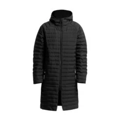 Funky Trunks - Still Black - Unisex Puff Daddy Deck Coat Jacket