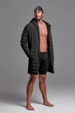 Funky Trunks - Still Black - Unisex Puff Daddy Deck Coat Jacket 12 Funky Trunks - Still Black - Unisex Puff Daddy Deck Coat Jacket -Swim and Beyond funky trunks still black unisex puff daddy deck coat jacket 7