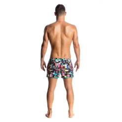 Funky Trunks - Test Signal Mens Shorty Shorts -Swim and Beyond funky trunks test signal shorty shorts mens 3