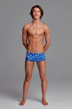 Funky Trunks - Ticker Tape - Boys Classic Trunks -Swim and Beyond funky trunks ticker tape boys classic trunks 4