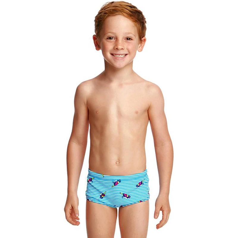 Funky Trunks - Tweety Tweet Toddler Boys Printed Trunk 1 Funky Trunks - Tweety Tweet Toddler Boys Printed Trunk