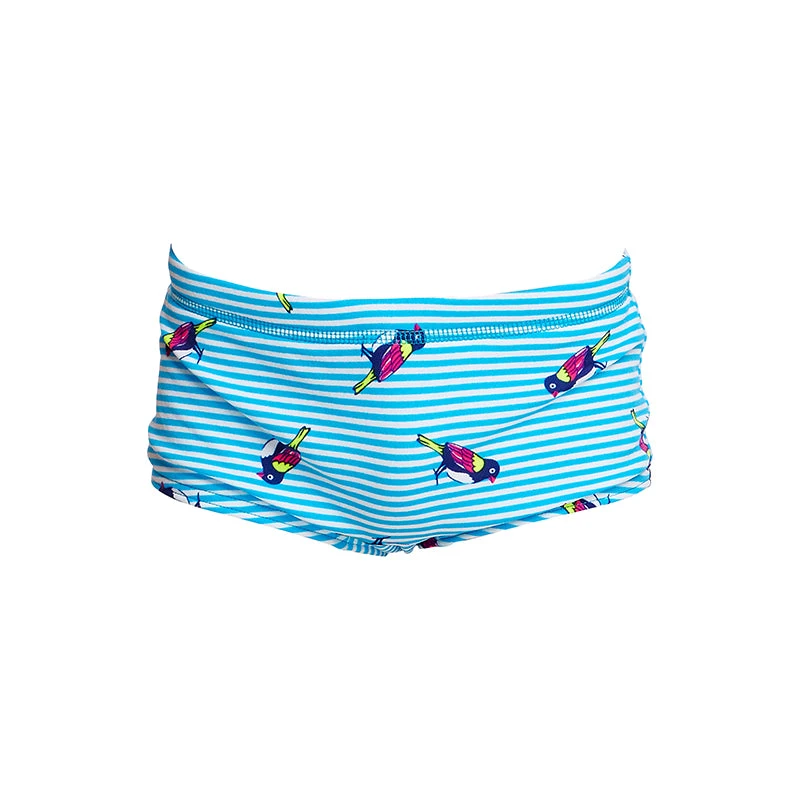 Funky Trunks - Tweety Tweet Toddler Boys Printed Trunk 2 Funky Trunks - Tweety Tweet Toddler Boys Printed Trunk - Image 2