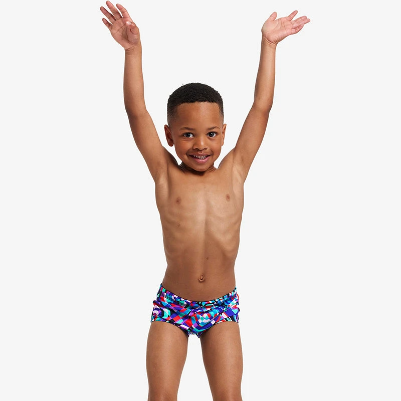 Funky Trunks - Video Star - Toddler Boys Printed Trunks 3 Funky Trunks - Video Star - Toddler Boys Printed Trunks - Image 3