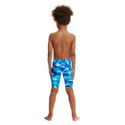 Funky Trunks - White Pointer - Toddler Boys Miniman Jammers -Swim and Beyond funky trunks white pointer toddler boys miniman jammers 3
