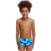 Funky Trunks - White Pointer - Toddler Boys Printed Trunks
