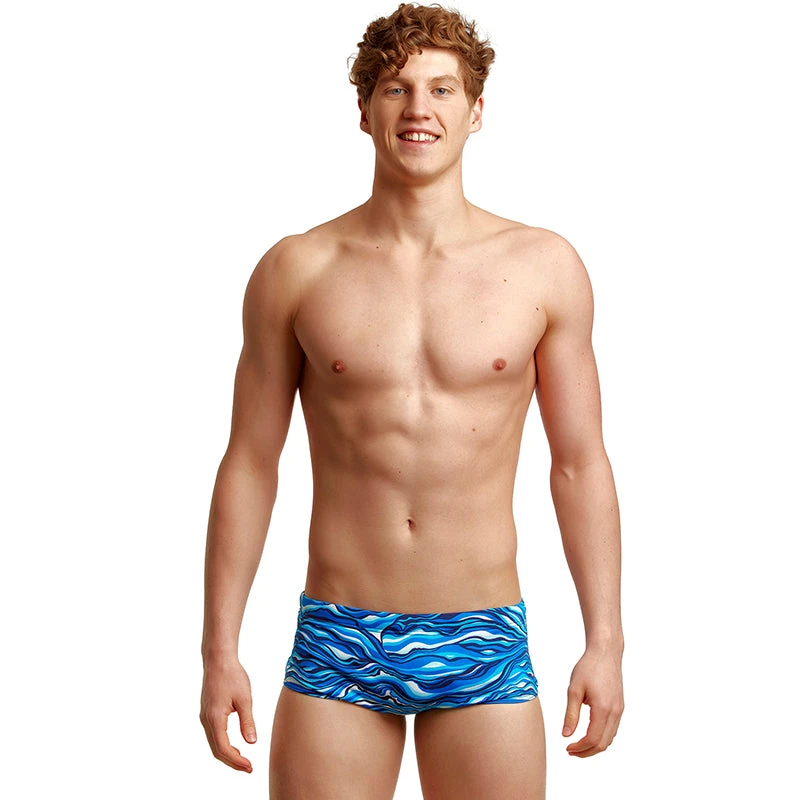 Funky Trunks - Wild Water - Mens Eco Sidewinder Trunks 1 Funky Trunks - Wild Water - Mens Eco Sidewinder Trunks