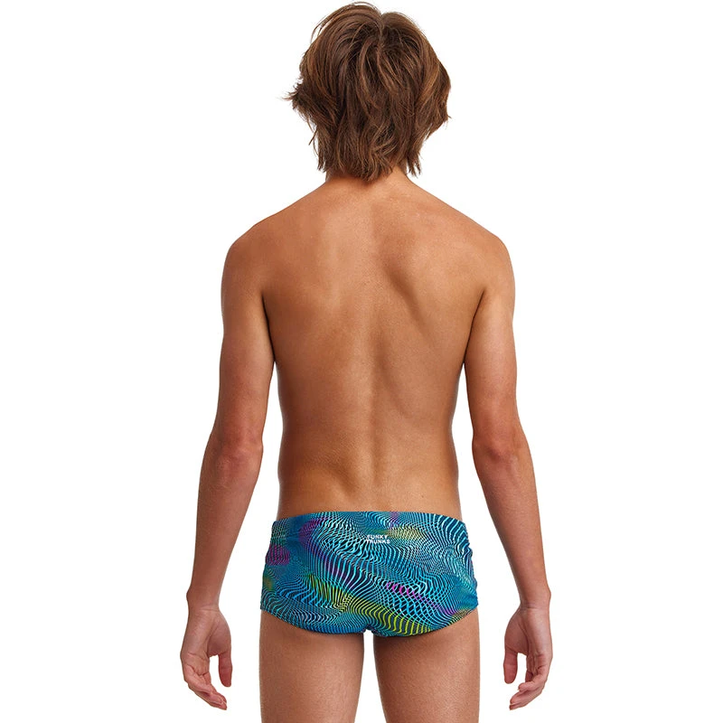 Funky Trunks - Wires Crossed - Boys Sidewinder Trunks 3 Funky Trunks - Wires Crossed - Boys Sidewinder Trunks - Image 3