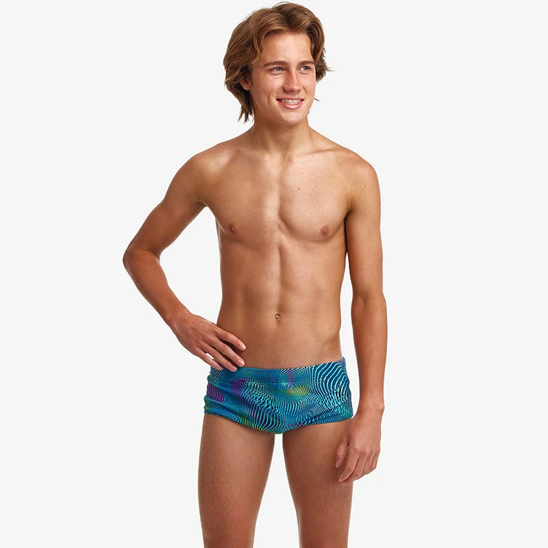 Funky Trunks - Wires Crossed - Boys Sidewinder Trunks 4 Funky Trunks - Wires Crossed - Boys Sidewinder Trunks - Image 4