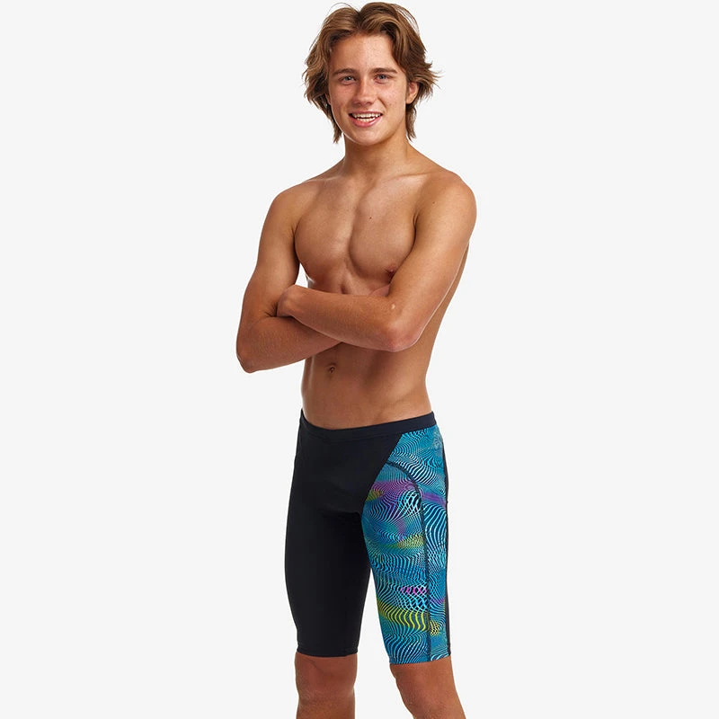 Funky Trunks - Wires Crossed - Boys Training Jammers 5 Funky Trunks - Wires Crossed - Boys Training Jammers - Image 5