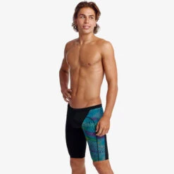 Funky Trunks - Wires Crossed - Mens Training Jammers -Swim and Beyond funky trunks wires crossed mens training jammers 6