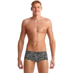 Funky Trunks - Zebra Crossing - Mens Eco Classic Trunks