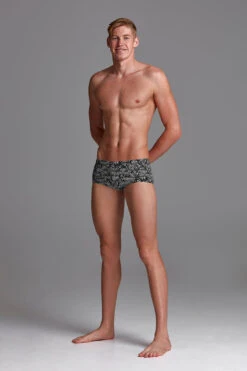 Funky Trunks - Zebra Crossing - Mens Eco Classic Trunks -Swim and Beyond funky trunks zebra crossing mens eco classic trunks 5