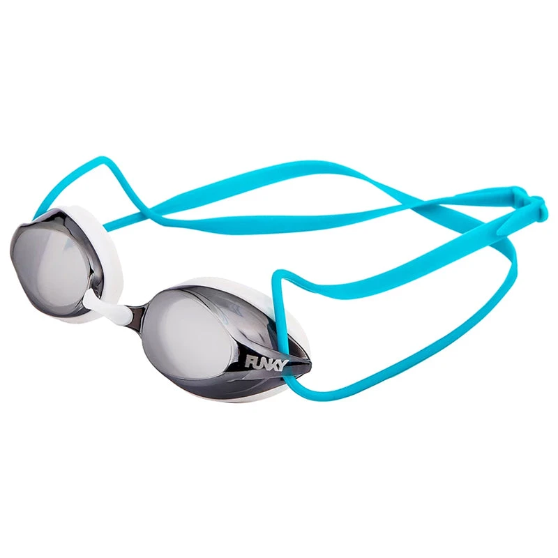 Funky - White Wash Mirrored Training Machine Goggles 1 Funky - White Wash Mirrored Training Machine Goggles