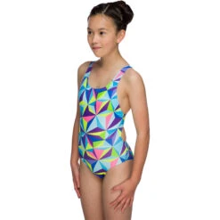 Maru - 3D Pacer Auto Back Girls Swimsuit - Multi 11 Maru - 3D Pacer Auto Back Girls Swimsuit - Multi -Swim and Beyond maru 3d pacer auto back multi 3