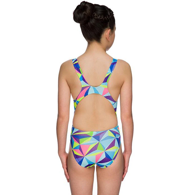 Maru - 3D Pacer Auto Back Girls Swimsuit - Multi 2 Maru - 3D Pacer Auto Back Girls Swimsuit - Multi - Image 2