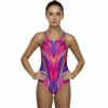 Maru - Carnival Pacer Vault Back Ladies Swimsuit - Multi