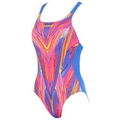 Maru - Carnival Pacer Vault Back Ladies Swimsuit - Multi 5 Maru - Carnival Pacer Vault Back Ladies Swimsuit - Multi -Swim and Beyond maru carnival pacer girls vault back multi 3