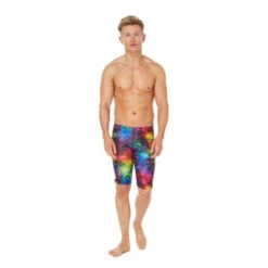 Maru - Cosmic Dust Pacer Mens Jammer - Allover Print Multi -Swim and Beyond maru cosmic dust pacer jammer allover print multi coloured 4
