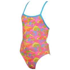 Maru - Happy Days Pacer Aero Back Girls Swimsuit - Pink 6 Maru - Happy Days Pacer Aero Back Girls Swimsuit - Pink -Swim and Beyond maru happy days pacer aero back pink 3