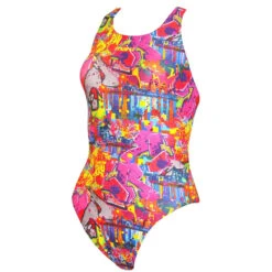 Maru - Graffiti Sky Sparkle Boogie Back Ladies Swimsuit -Swim and Beyond maru ladies swimwear graffiti sky sparkle one piece costume 2