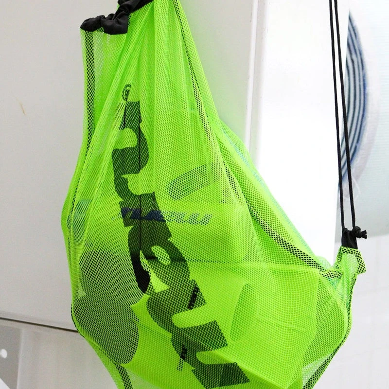 Maru - Mesh Poolside Swimming Bag - Lime 5 Maru - Mesh Poolside Swimming Bag - Lime - Image 5