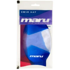 Maru - Multi Silicone Hat - Red/White/Blue -Swim and Beyond maru multi silicone hat red white blue 3