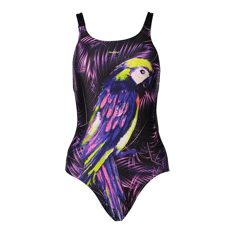 Maru - Pretty Polly Vault Back Ladies Swimsuit - Purple 2 Maru - Pretty Polly Vault Back Ladies Swimsuit - Purple - Image 2