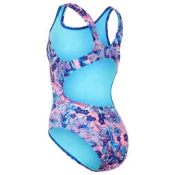 Maru - Puccini Auto Back Girls Swimsuit - Pink -Swim and Beyond maru puccini girls auto back one piece swimsuit 4