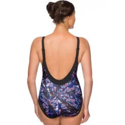 Maru - Shatter Pacer Dive Back Ladies Swimsuit - Purple -Swim and Beyond maru shatter pacer dive back ladies swimsuit purple 3