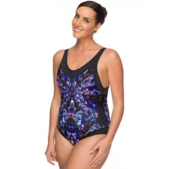 Maru - Shatter Pacer Dive Back Ladies Swimsuit - Purple -Swim and Beyond maru shatter pacer dive back ladies swimsuit purple 4