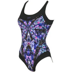Maru - Shatter Pacer Dive Back Ladies Swimsuit - Purple -Swim and Beyond maru shatter pacer dive back ladies swimsuit purple 5