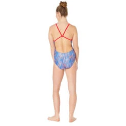 Maru - Shooting Star Swift Back Ladies Swimsuit - Blue/Red 8 Maru - Shooting Star Swift Back Ladies Swimsuit - Blue/Red -Swim and Beyond maru shooting star swift back blue red 3