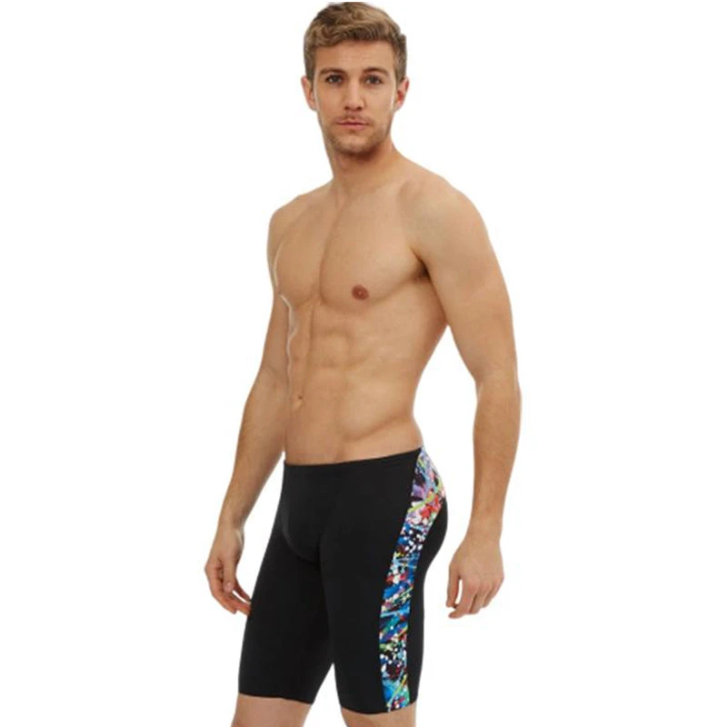 Maru - Splash Ecotech Panel Mens Jammer - Black/Multi 1 Maru - Splash Ecotech Panel Mens Jammer - Black/Multi