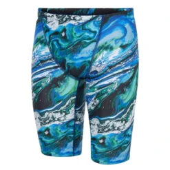 Maru - Strata Ecotech Mens Jammer - Blue/Green 6 Maru - Strata Ecotech Mens Jammer - Blue/Green -Swim and Beyond maru strata ecotech jammer blue green 3