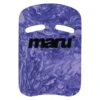 Maru - Swirl Two Grip Fitness Kickboard - Dark Purple/Purple