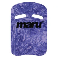 Maru - Swirl Two Grip Fitness Kickboard - Dark Purple/Purple