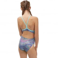 Maru - Techno Prism Fly Back Girls Swimsuit -Swim and Beyond maru techno prism fly back girls one piece swimsuit 3