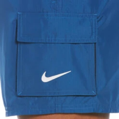 Nike - Belted Packable 5" Volley Short (Dk Marina Blue) -Swim and Beyond nike belted packable 5 volley short dk marina blue 3