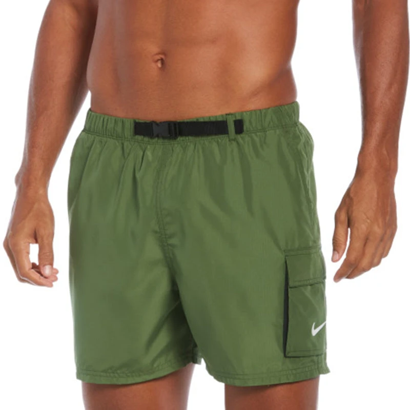 Nike - Belted Packable 5" Volley Short (Treeline) 1 Nike - Belted Packable 5" Volley Short (Treeline)