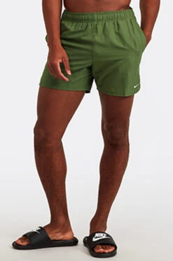 Nike - Essential Lap 5" Volley Short (Treeline) -Swim and Beyond nike essential lap 5 volley short treeline 5