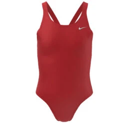 Nike - Girl's Essential Fastback One Piece (University Red) -Swim and Beyond nike girls essential fastback one piece university red 3