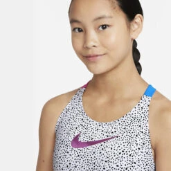 Nike - Girls' Water Dots Crossback Monokini (Black) 9 Nike - Girls' Water Dots Crossback Monokini (Black) -Swim and Beyond nike girls water dots crossback monokini black 3