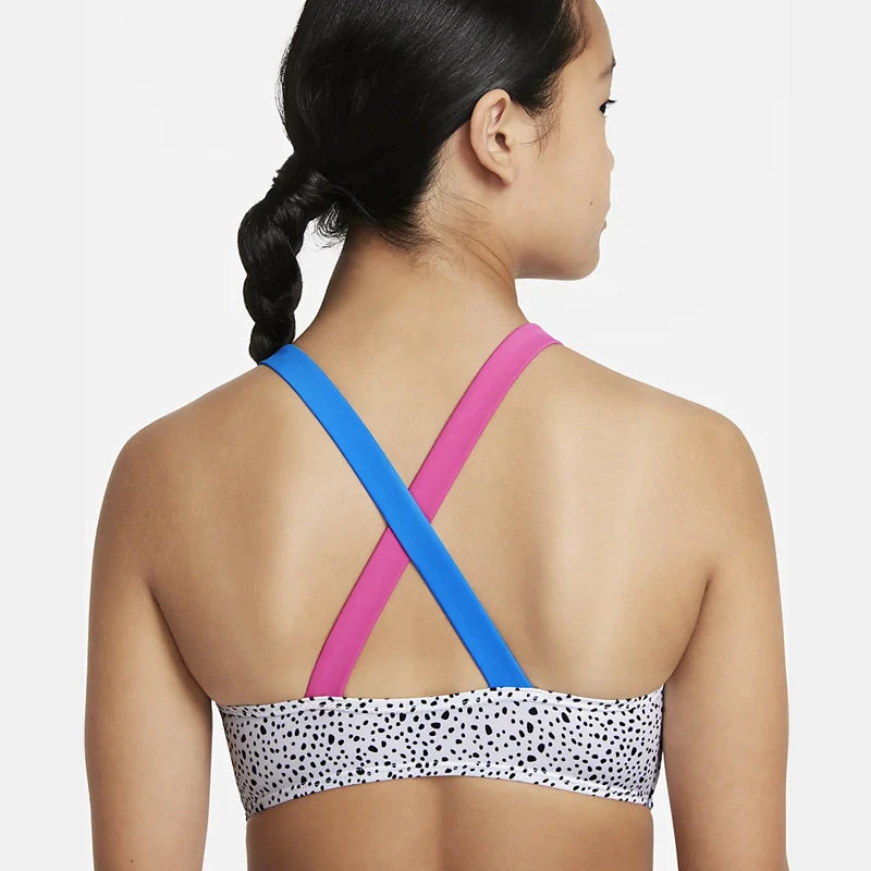 Nike - Girls' Water Dots Crossback Monokini (Black) 4 Nike - Girls' Water Dots Crossback Monokini (Black) - Image 4