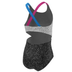 Nike - Girls' Water Dots Crossback Monokini (Black) 13 Nike - Girls' Water Dots Crossback Monokini (Black) -Swim and Beyond nike girls water dots crossback monokini black 7