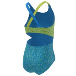 Nike - Girls' Water Dots Crossback Monokini (Photo Blue) -Swim and Beyond nike girls water dots crossback monokini photo blue 6