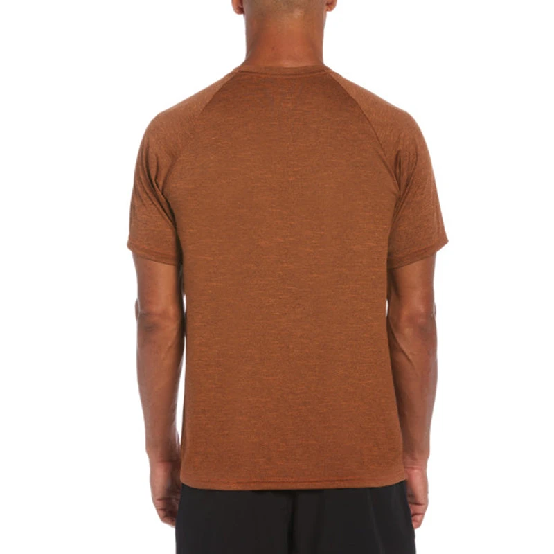 Nike - Heather Short Sleeve Hydroguard (Rush Orange) 2 Nike - Heather Short Sleeve Hydroguard (Rush Orange) - Image 2