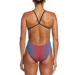 Nike - Hydrastrong Charge Cut-Out One Piece (Red Blue) -Swim and Beyond nike hydrastrong charge cut out one piece red blue 7