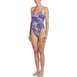 Nike - Hydrastrong Multiple Print Spiderback One Piece (Psychic Purple) 8 Nike - Hydrastrong Multiple Print Spiderback One Piece (Psychic Purple) -Swim and Beyond nike hydrastrong multiple print spiderback one piece psychic purple 1 3