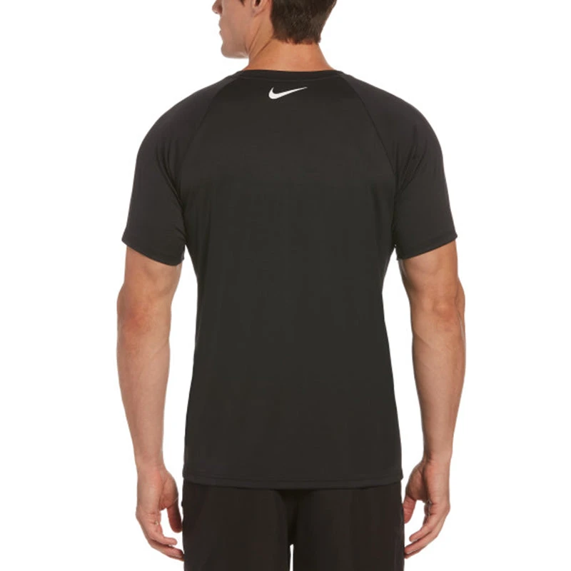 Nike - JDI Swoosh Short Sleeve Hydroguard (Black) 2 Nike - JDI Swoosh Short Sleeve Hydroguard (Black) - Image 2